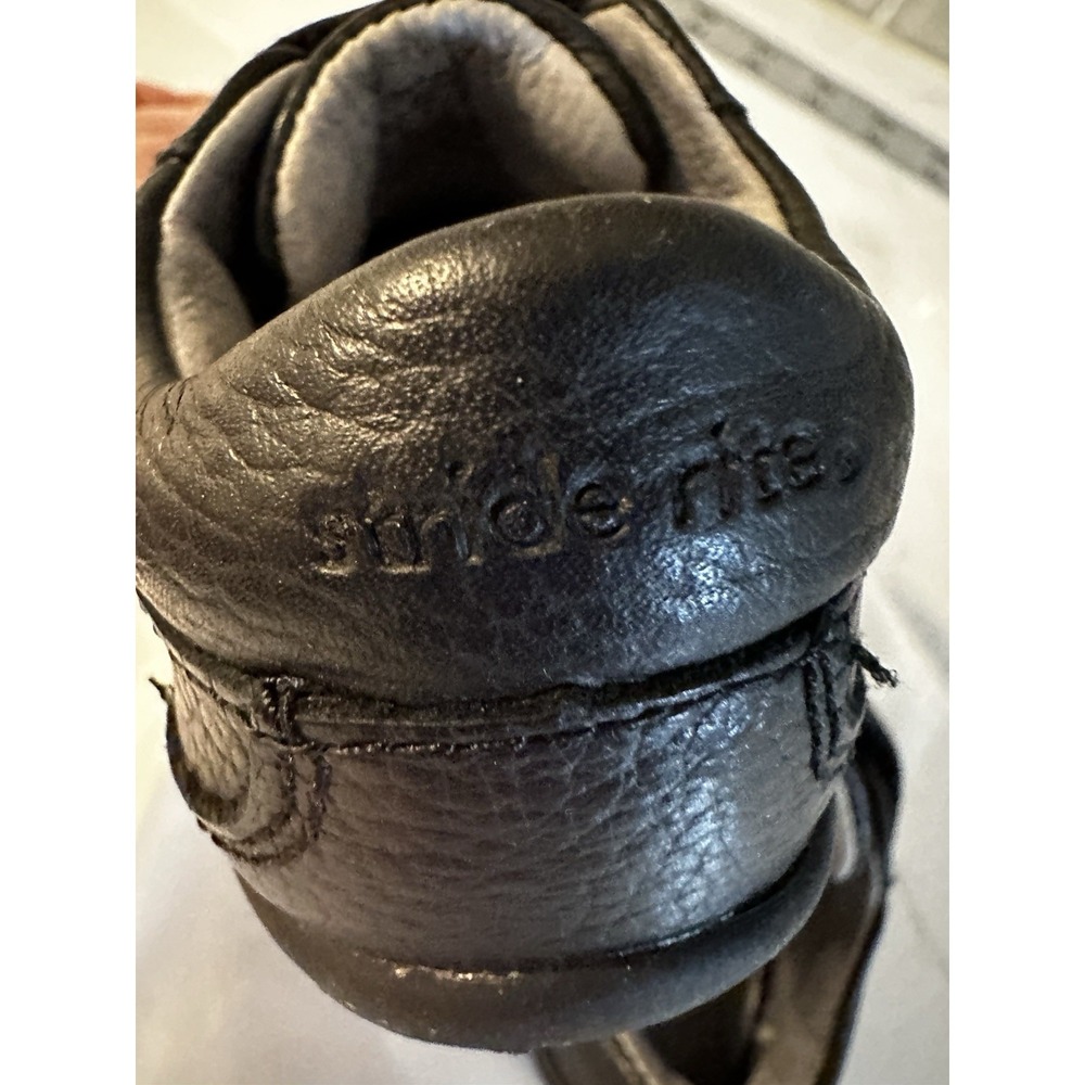 STRIDE RITE INFANT SRT ROSS DRESS SHOE, BLACK SIZE 4.5 - Picture 2 of 6